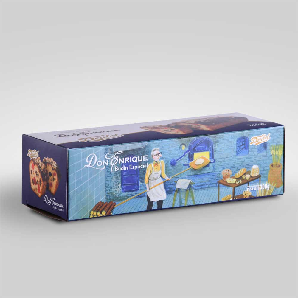 Caja para budines especiales navideños