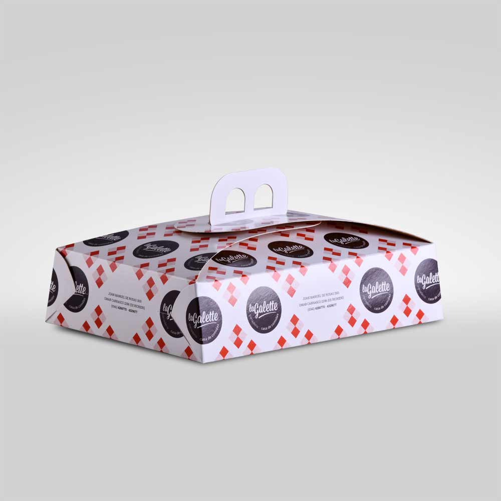 Caja para masa fina y facturas
