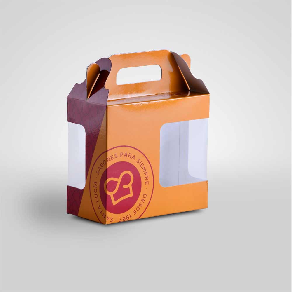 Caja con ventana para panaderias