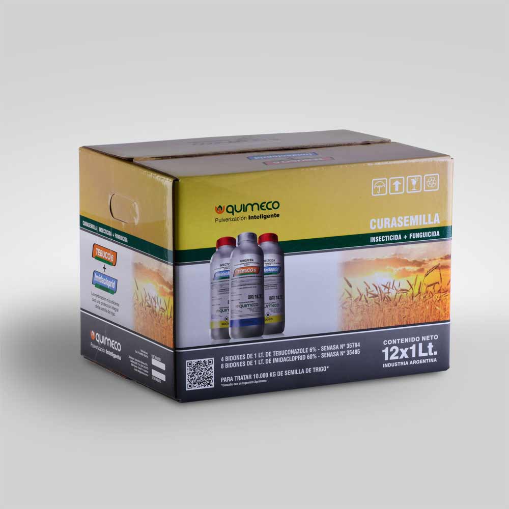 Caja Contenedora 12 botellas por 1 litro